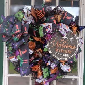 Welcome witches wreath